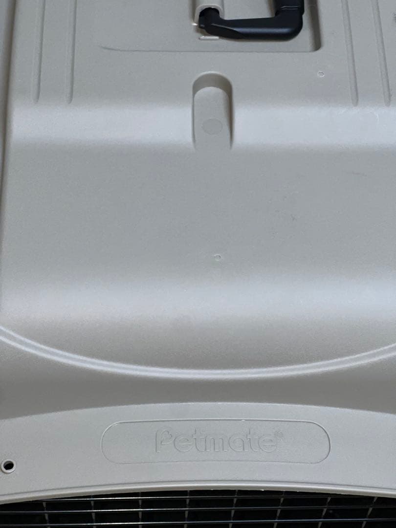 犬用ケージ グレー 中型犬用 通気孔付き