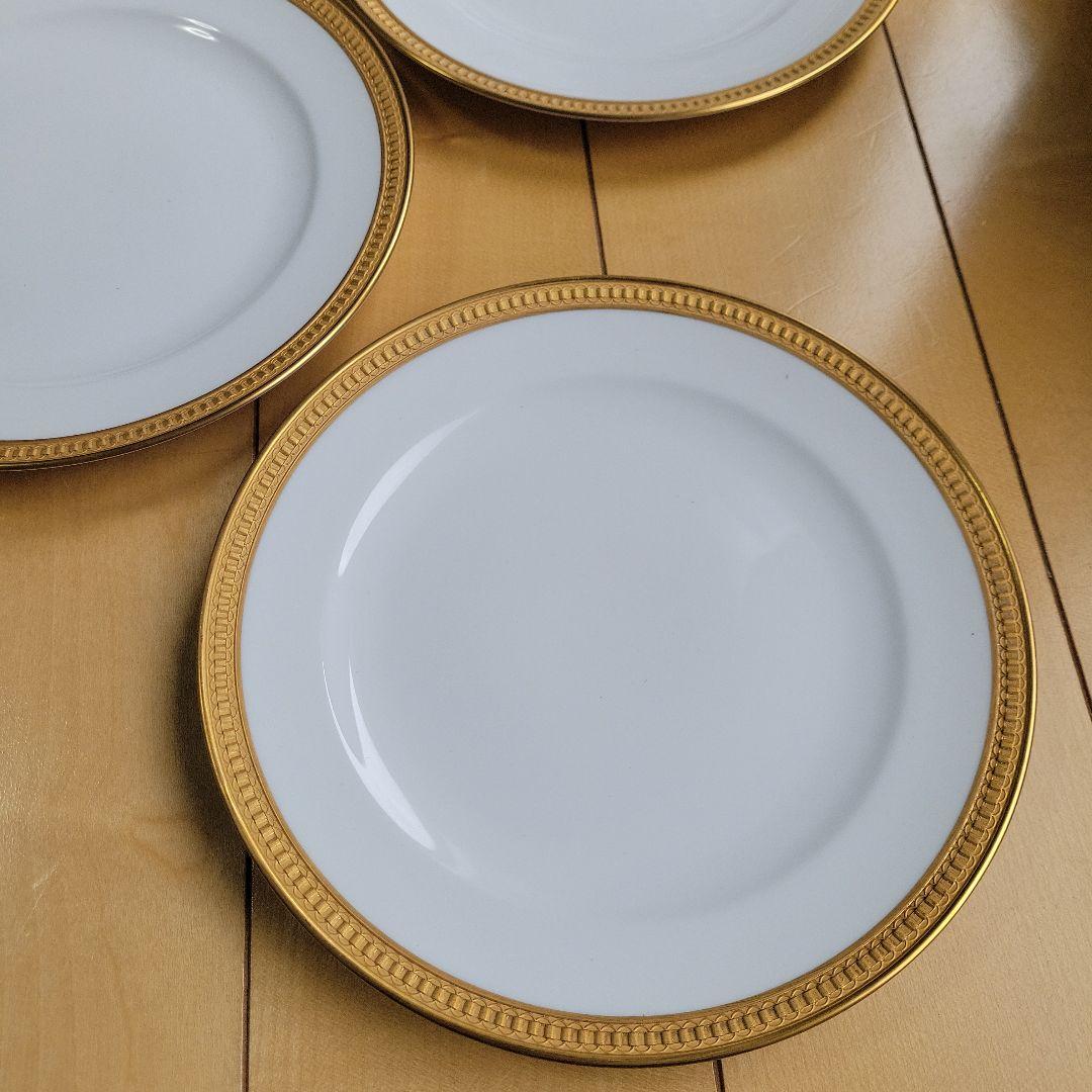 大倉陶園⑧クラウンエンボス　デザート皿5枚セット