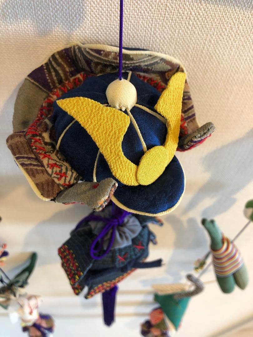 端午の節句の壁掛け④　吊るし飾り　吊るし雛