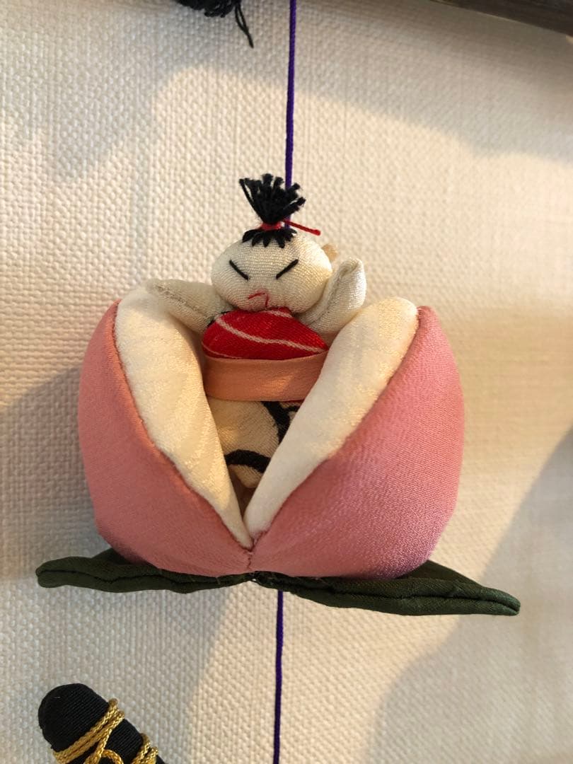 端午の節句の壁掛け④　吊るし飾り　吊るし雛