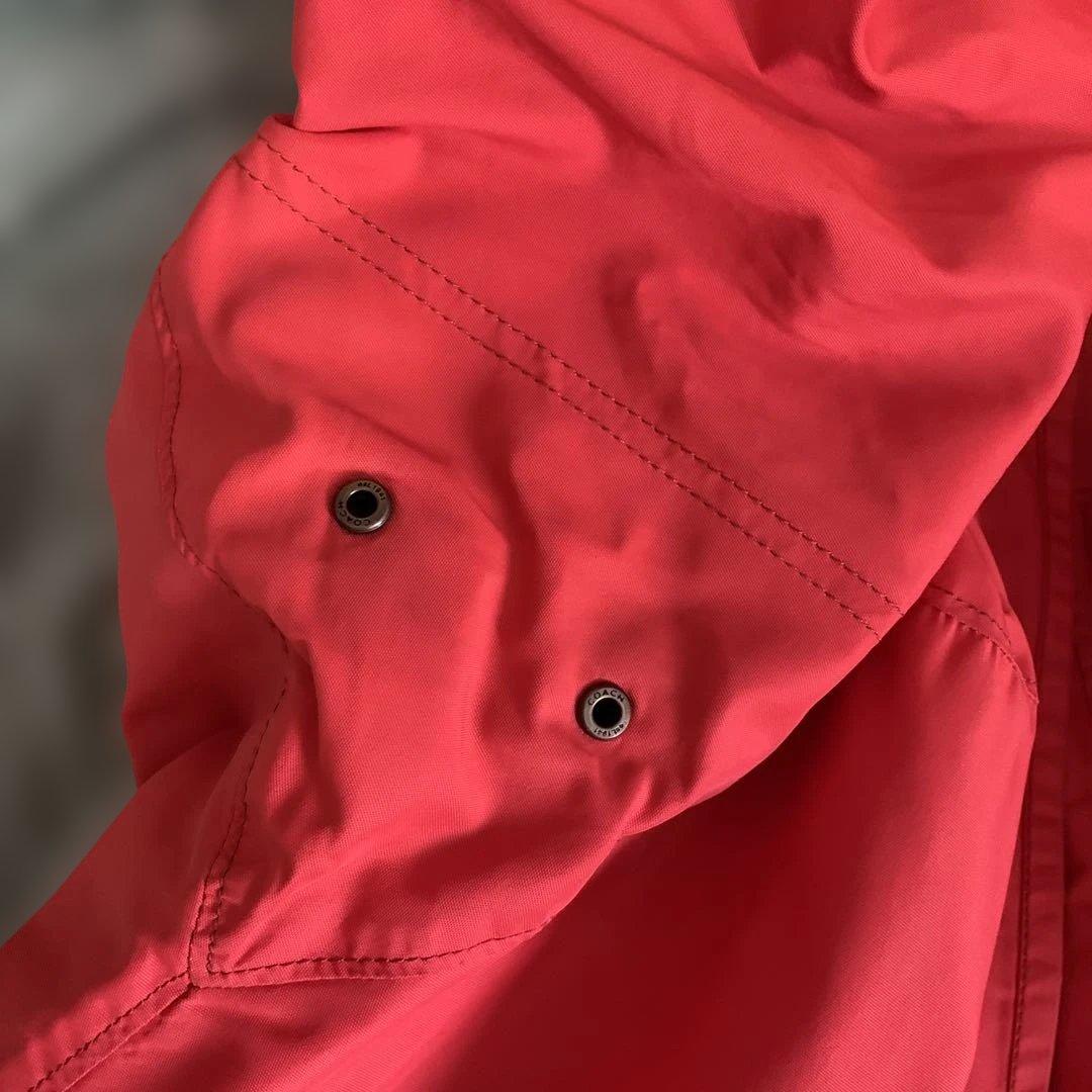 COACH EST 1941 オレンジ ナイロンジャケット　内側キルティング