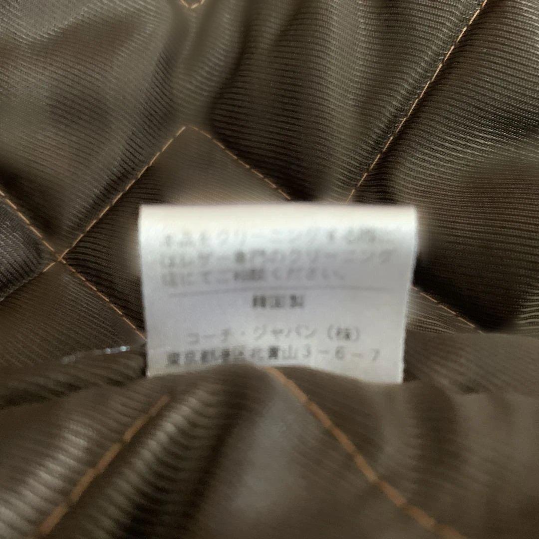 COACH EST 1941 オレンジ ナイロンジャケット　内側キルティング