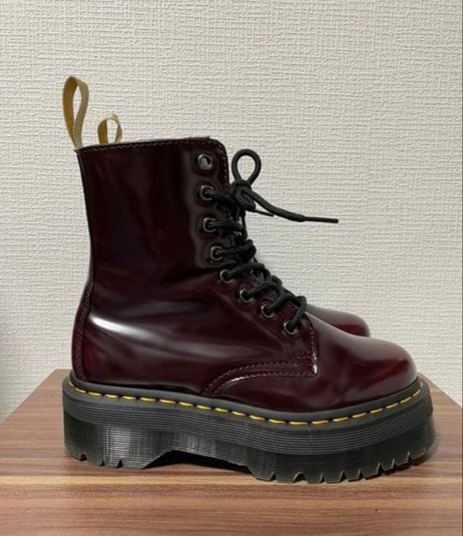 Dr.Martens JADON 厚底 8ホール サイドジップ