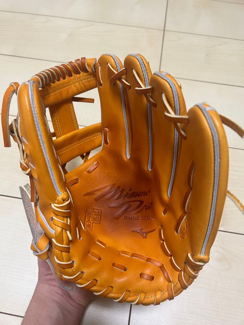 じ*ー様 Mizuno Pro 硬式用グローブ MM型　球道即人道