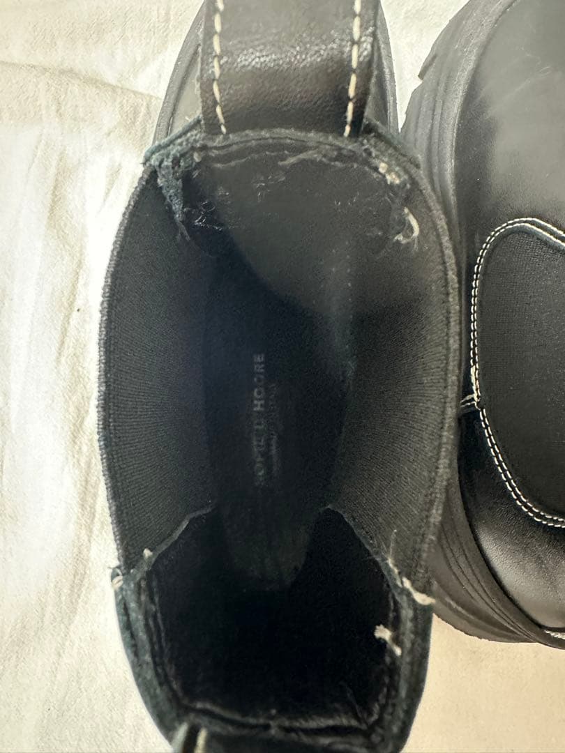 SOFIE D'HOORE レザー サイドゴアブーツ