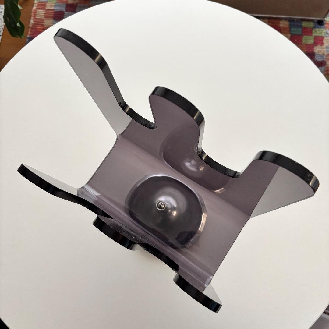 ヴィンテージ　アクリル　マガジンラック　スリッパラック