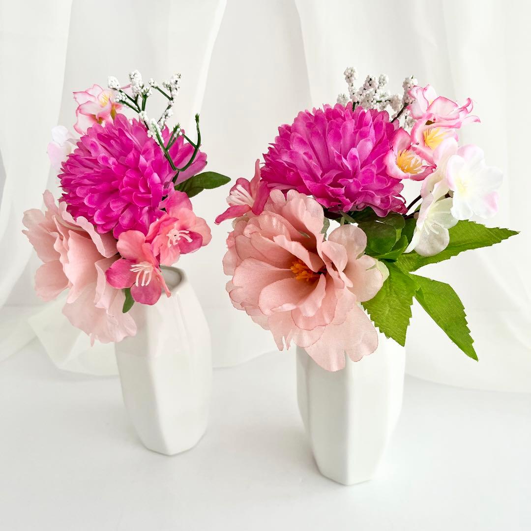 いいね不要様 オーダー 仏花 2対 ケース入り 仏花 一対 3月用、4月用O20