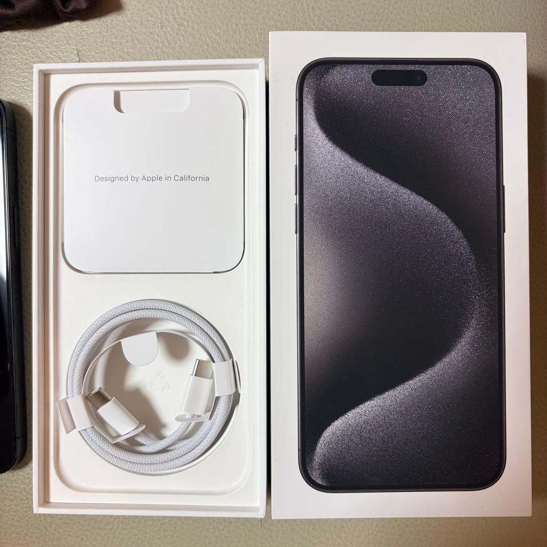 Apple iPhone 15 pro max 256GB ブラックチタニウム