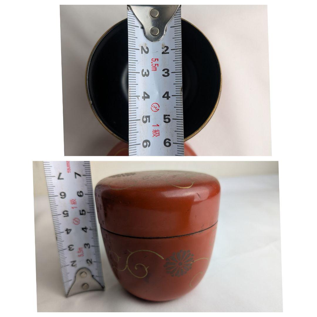 茶道具 棗 蒔絵 9点 まとめ売り 黒 赤 朱色