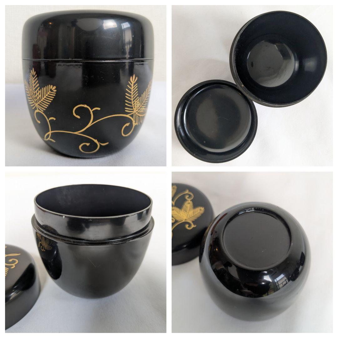 茶道具 棗 蒔絵 9点 まとめ売り 黒 赤 朱色