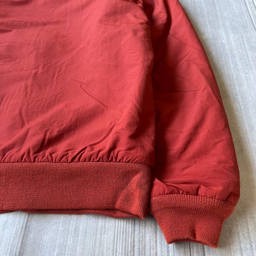90s L.L.Bean ウォームアップジャケット 裏フリース オレンジ S