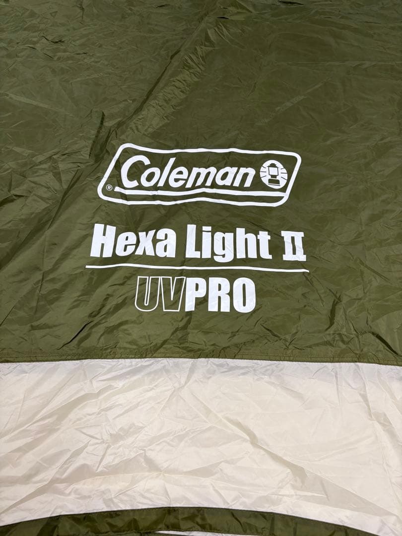 美品　コールマン　ヘキサライト2 タープ