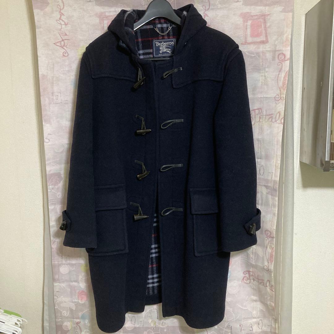 80'sヴィンテージBurberry ネイビー ダッフルコート英国製