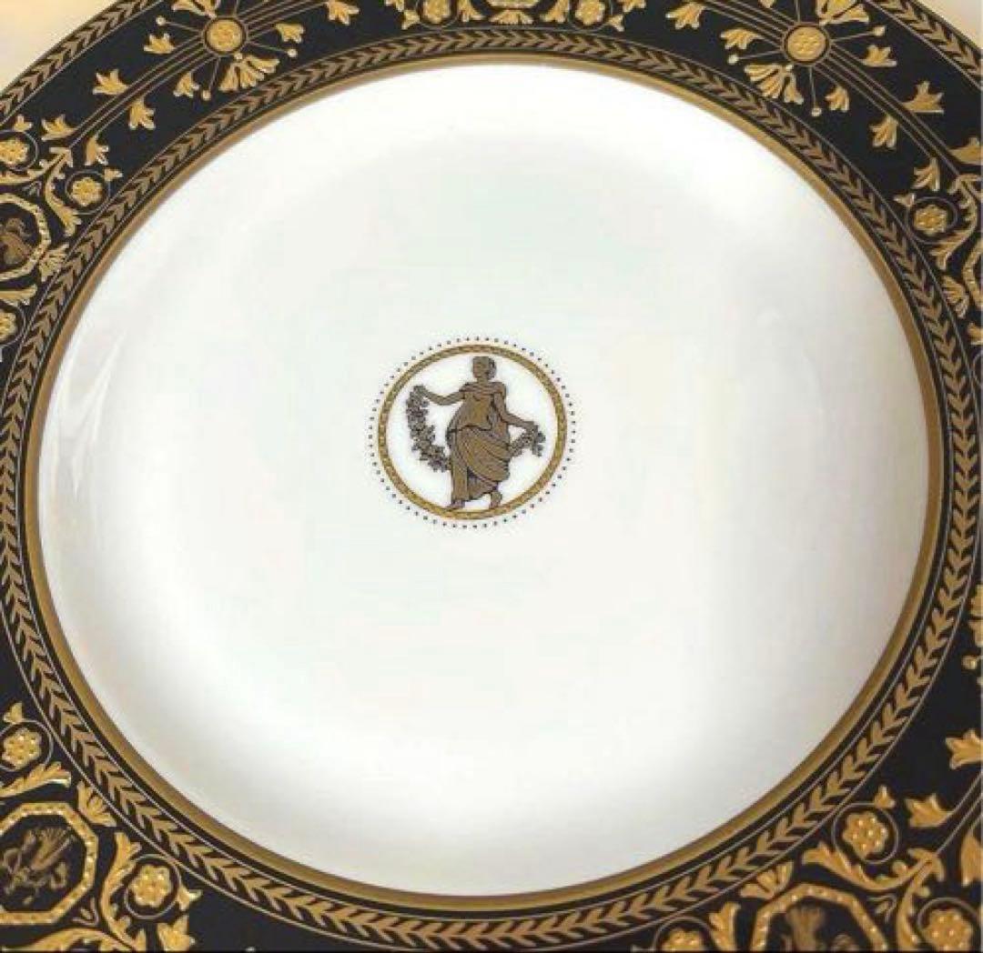 希少品［新品］アストバリーブラック ケーキプレート　黒壺