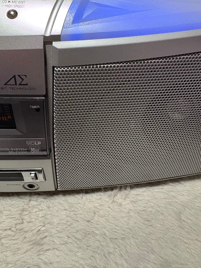 ※取説付き　シャープ　CDMDカセット　プレーヤー　SD-FX100動作確認済