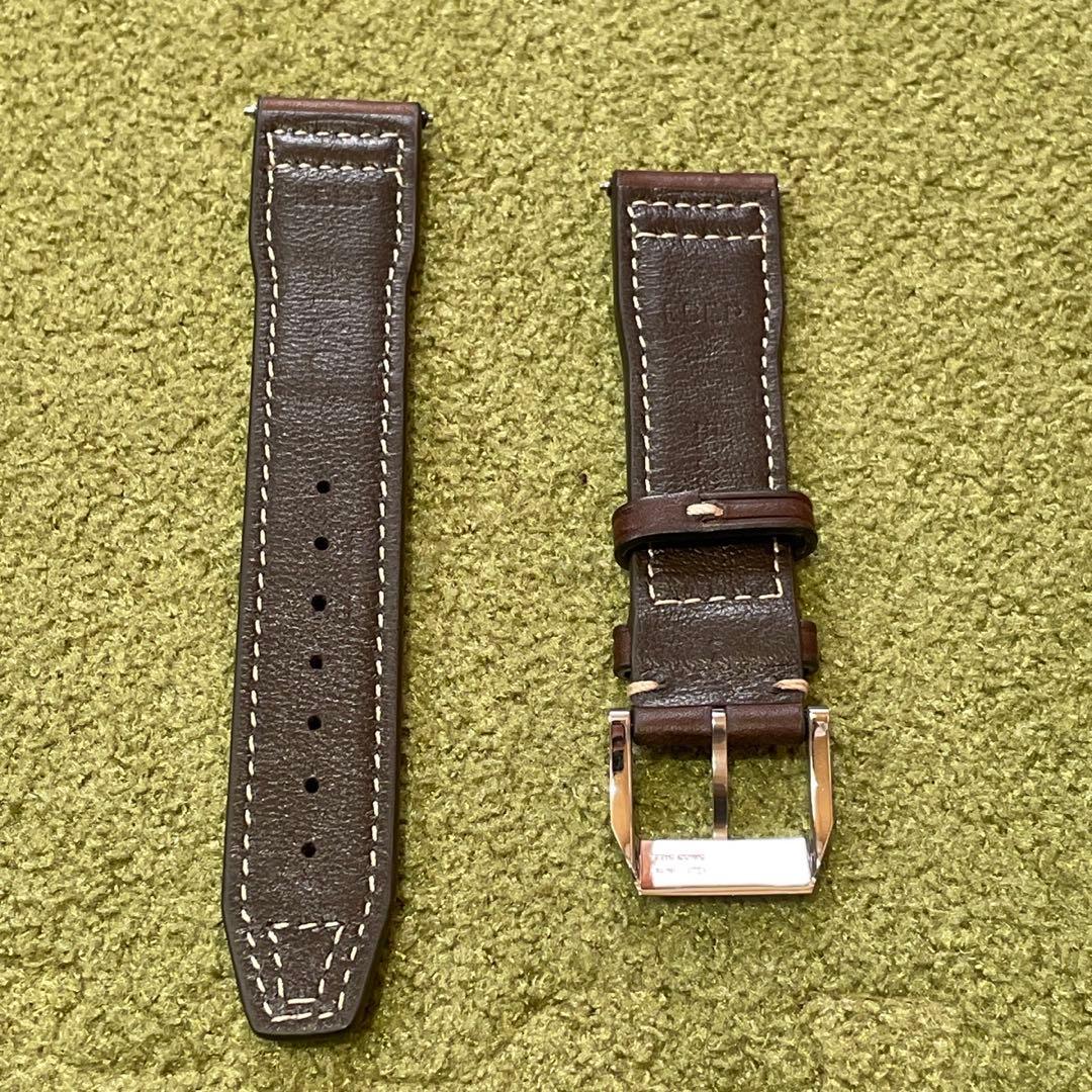 新品並 IWC パイロットウォッ18 プティプランス レザーベルト ピンバックル