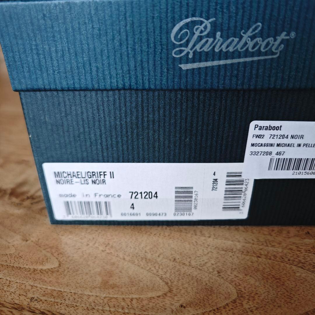 ★室内試着★Paraboot MICHAEL Lisse noir サイズ 4