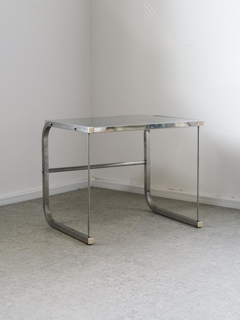 vintage ステンレス サイドテーブル 無機質 モダン ミッドセンチュリー