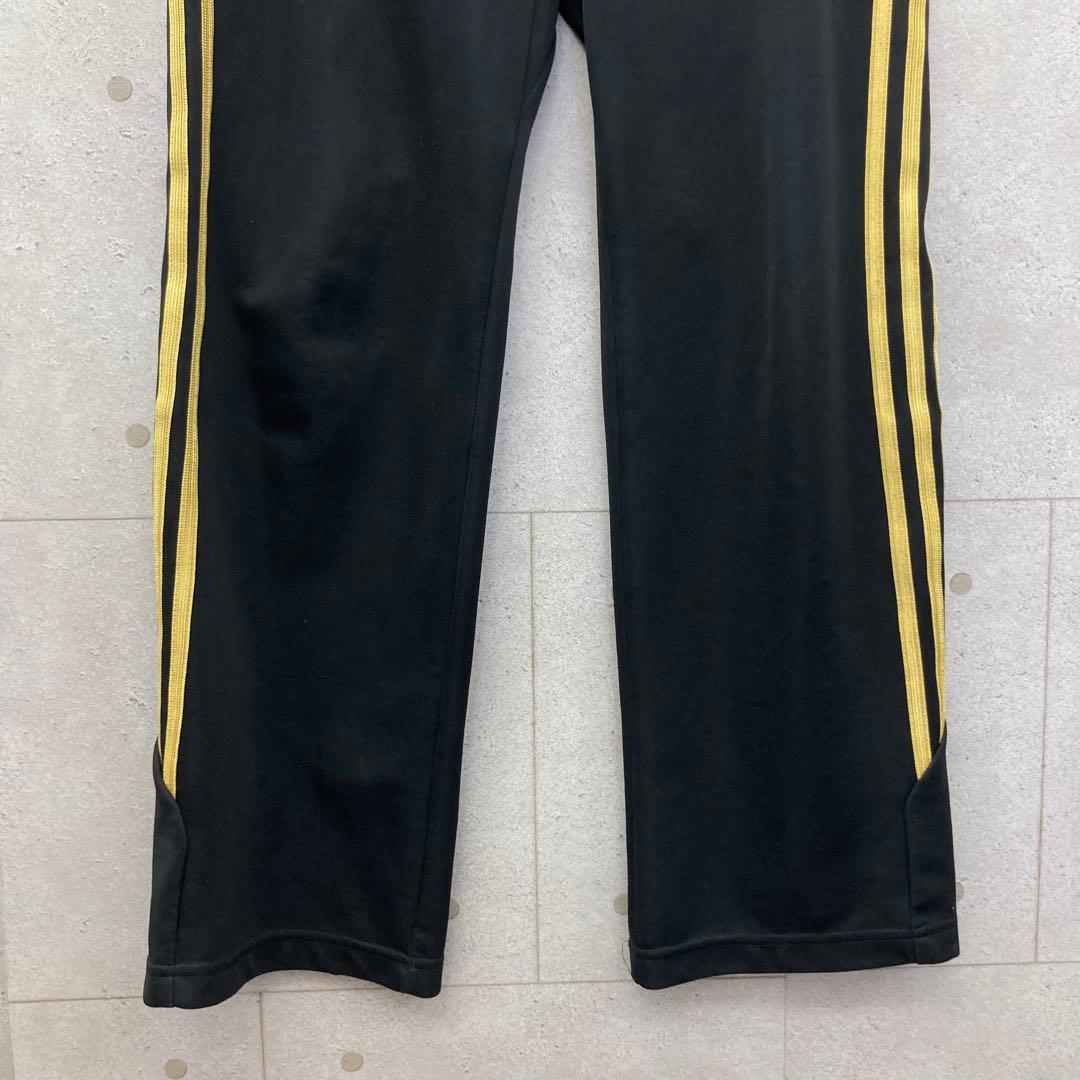 adidas アディダス ジャージ 上下セットアップ M 黒 金