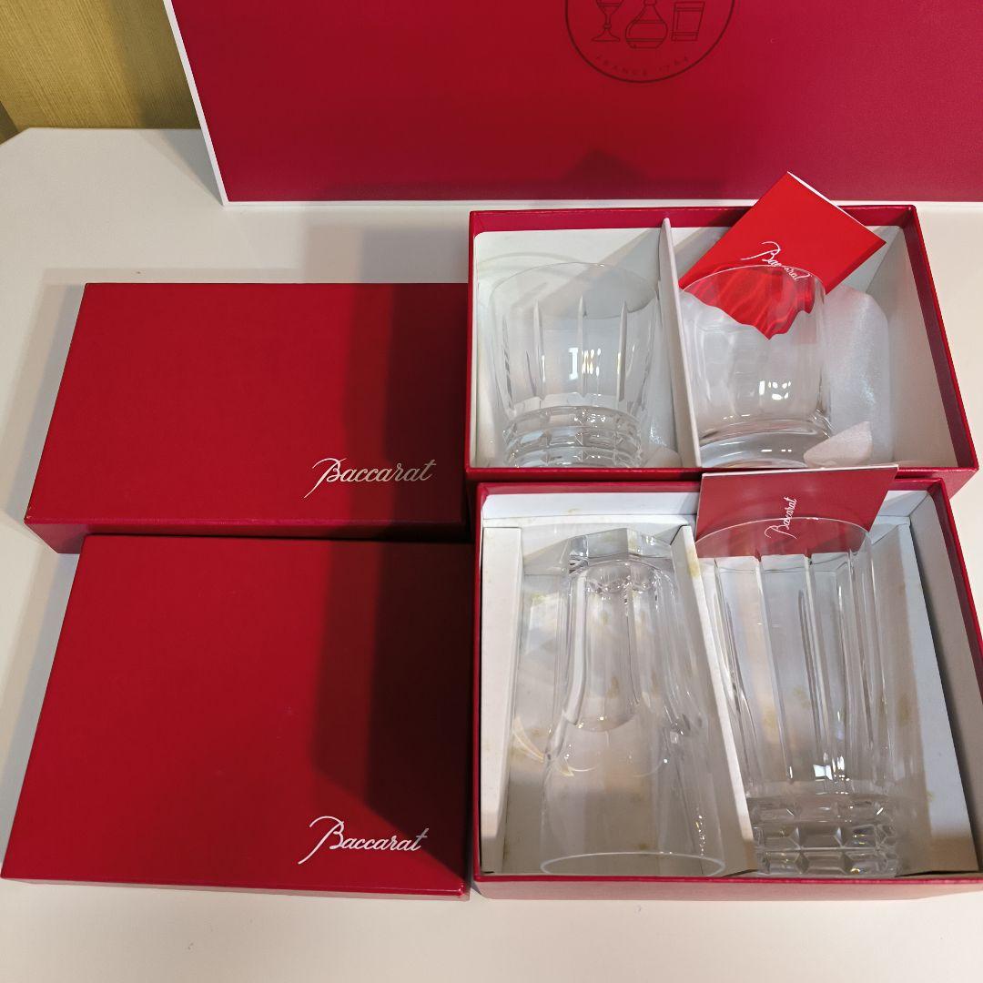 Baccaratハイボール、タンブラー４客セット（箱入り）