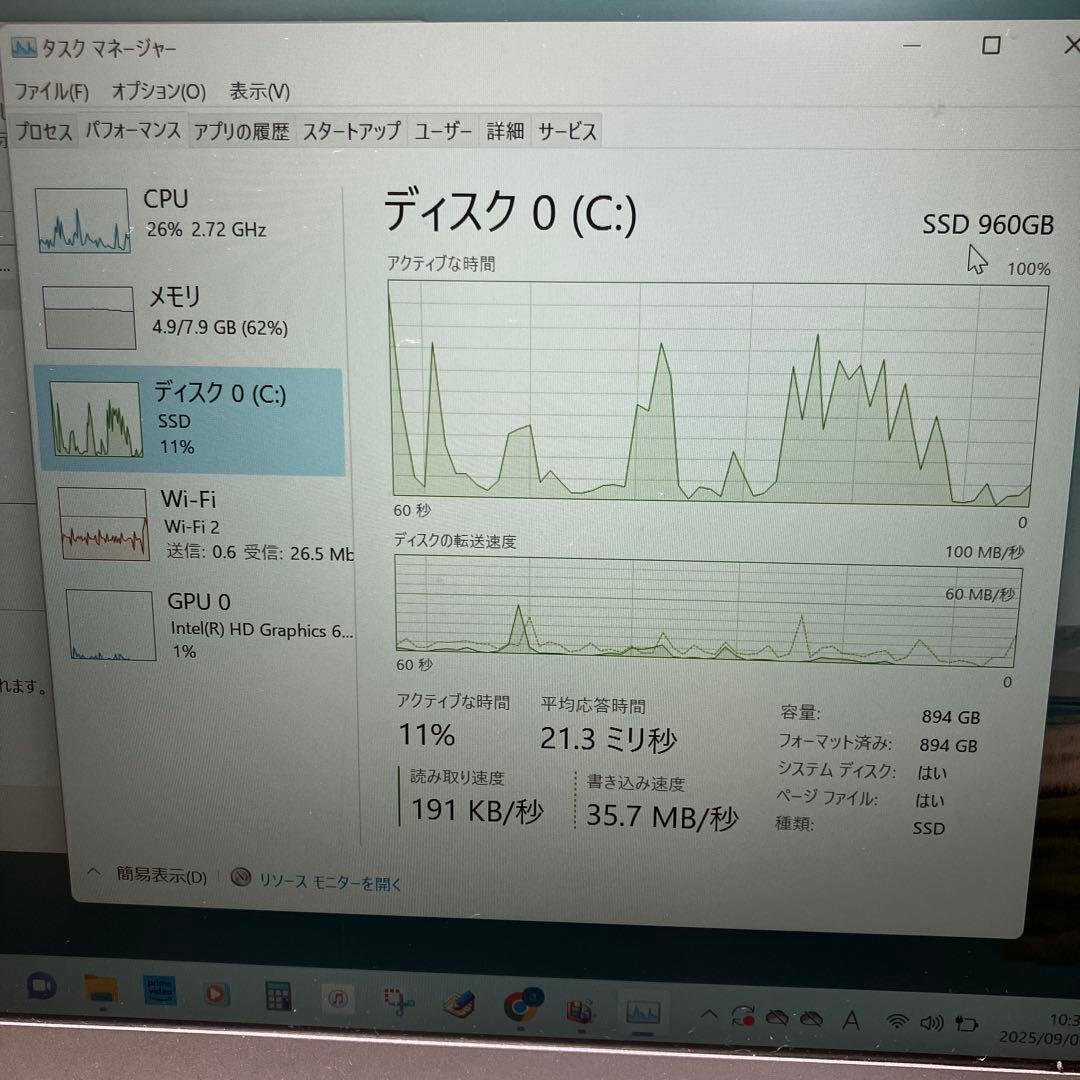 【値下げ後】Panasonic Let's note i7 1TB SSD