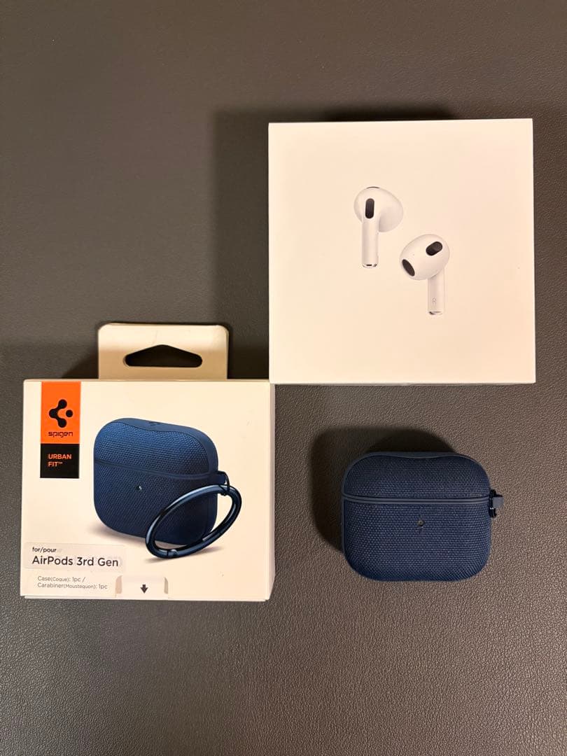 AirPods第3世代（ライトニング）本体・ケース・箱有/充電ケーブル付【美品】