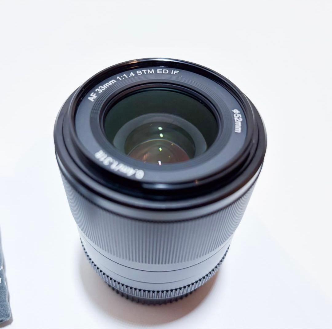 【美品】VILTROX 単焦点レンズ AF 33mm F1.4 STM F1.4