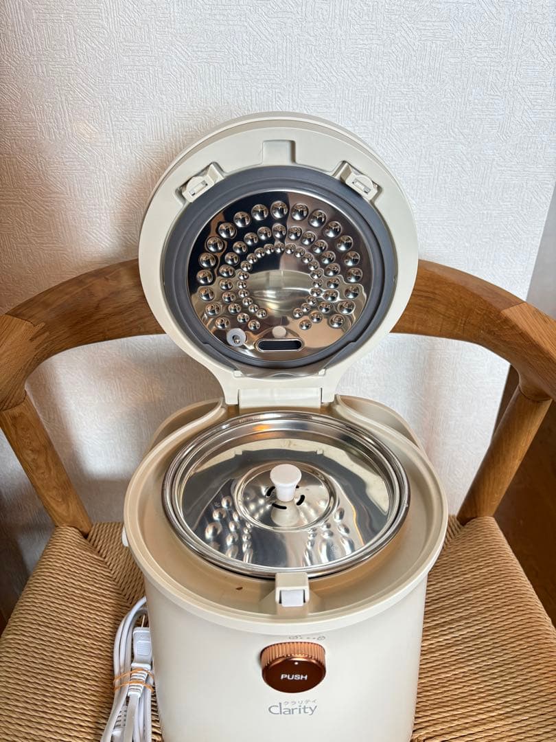 Clarity クラリティ スチーム式加湿器 クリーンポット 3.0L 加熱式