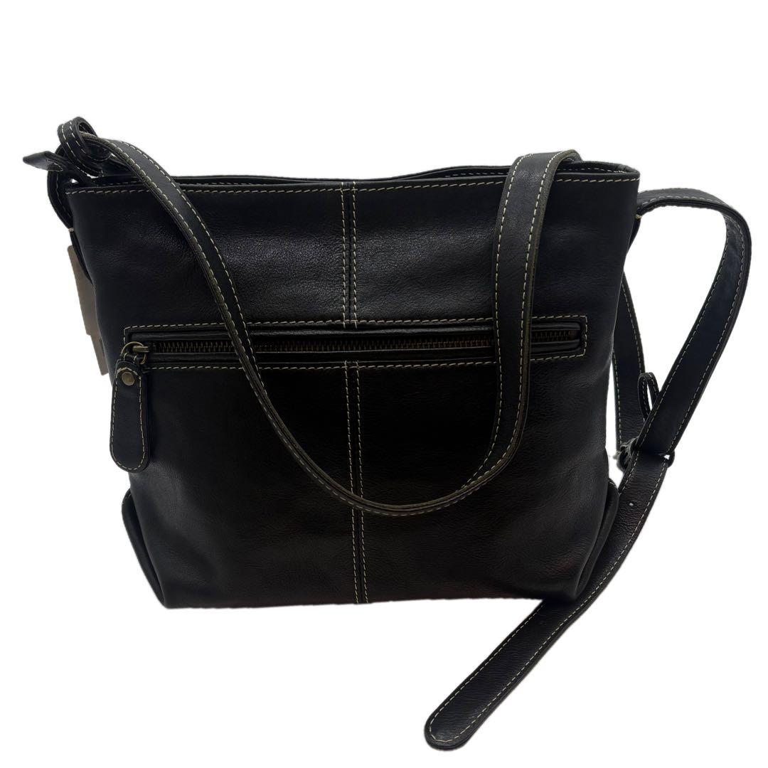 極美品　Dakota シャーロット ショルダーバッグ レザー 斜め掛け　黒