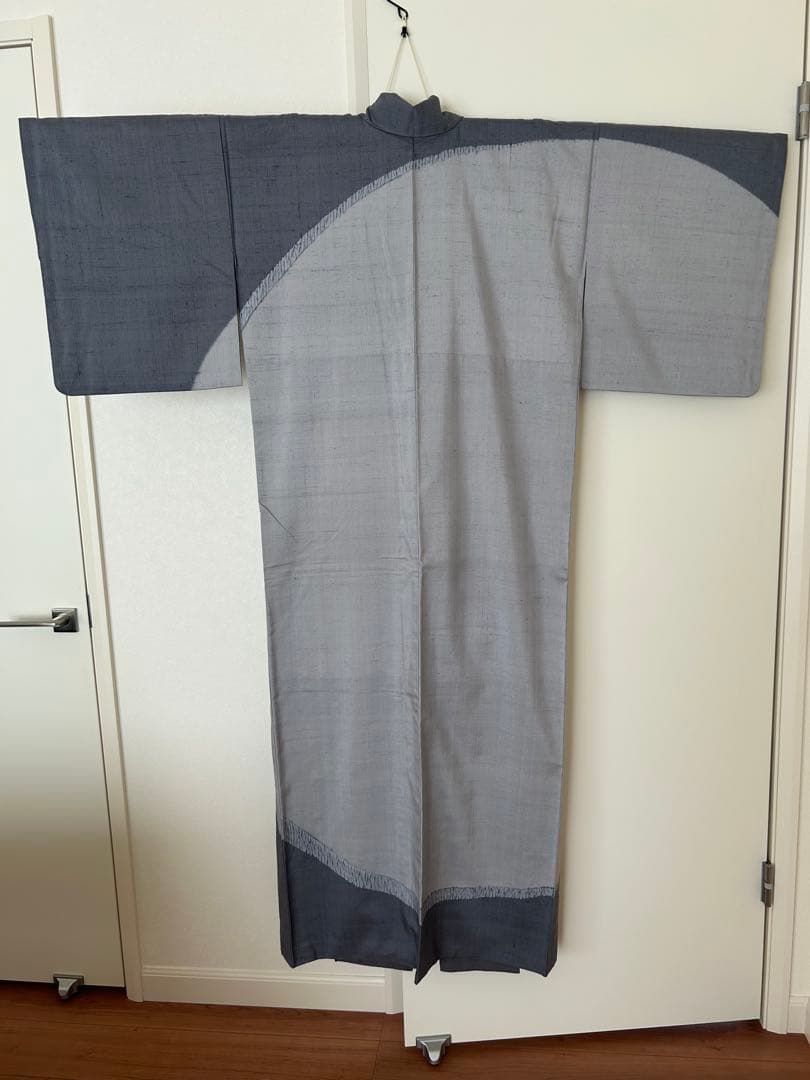 生紬　絞り　訪問着