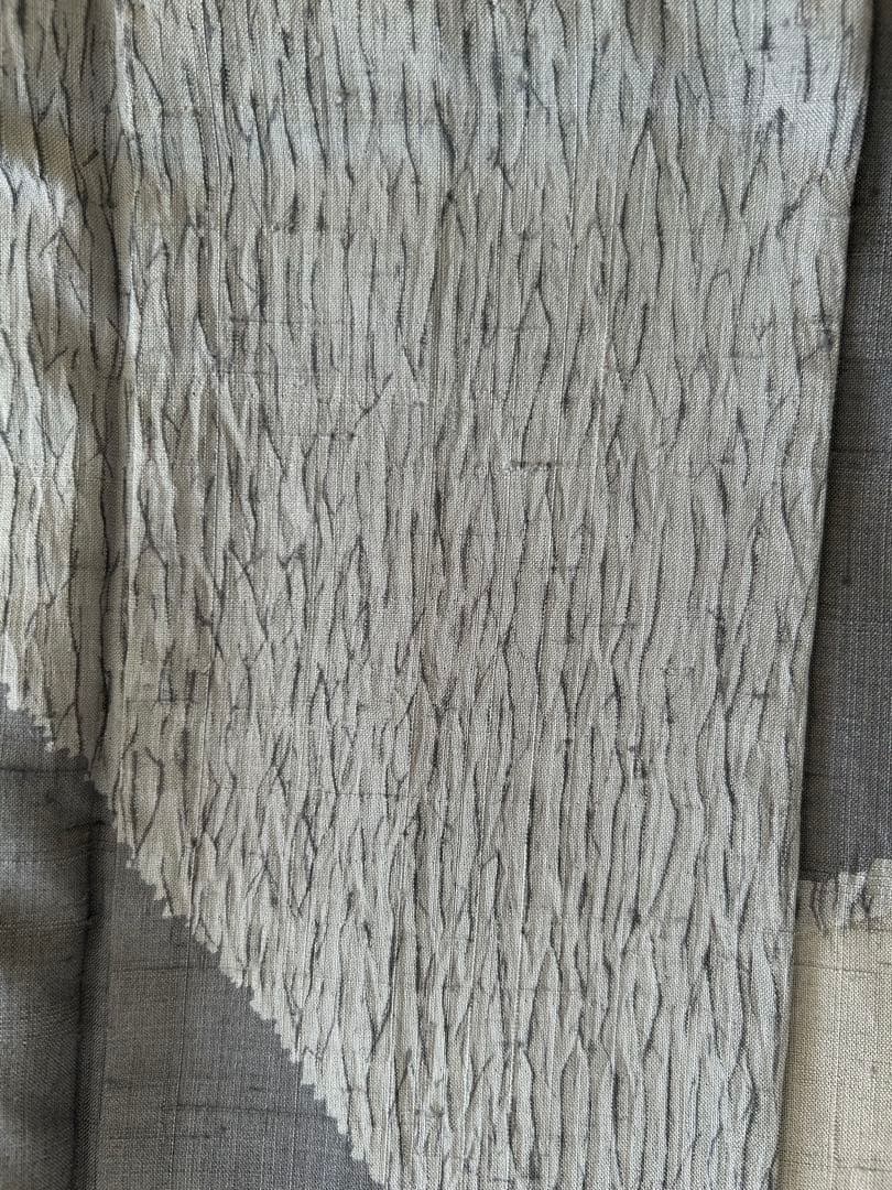 生紬　絞り　訪問着