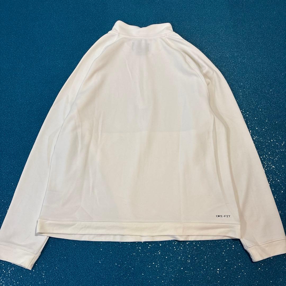 【美品/24年モデル/2XL】ジョーダンゴルフ　ハーフジップ　カットソー　白