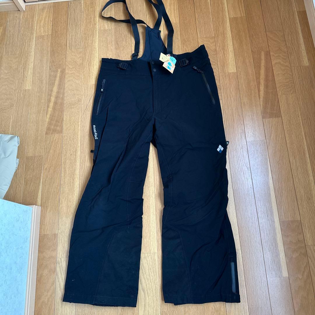 モンベル　パウダーステップパーカ　ドライテックインシュレーテッドビブ