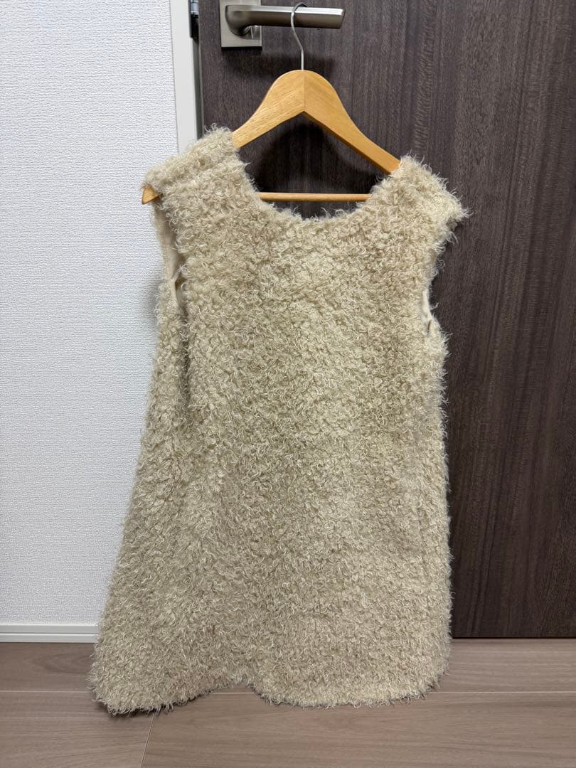 ワンピース acka fur vest one-piece