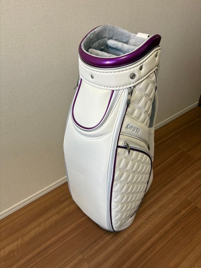 ブリヂストンPHYZ CBPH64 キャディバッグ　レディース￼ 白×ピンク
