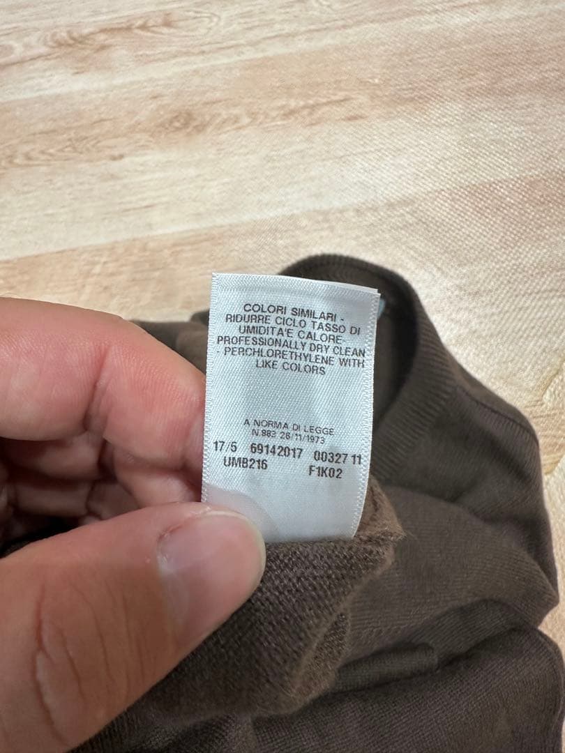 マーロ　ニットカシミヤ　ブラウン