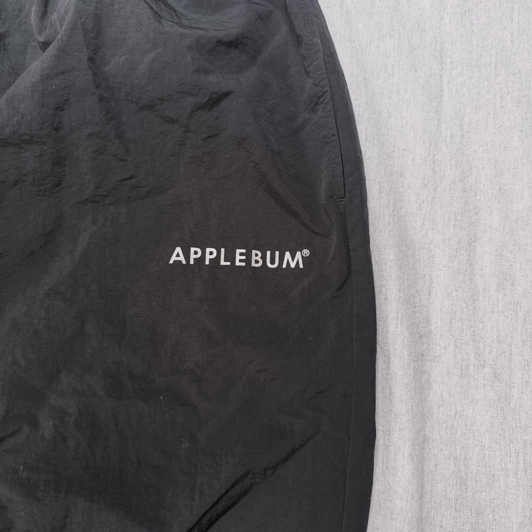 APPLEBUM アップルバム ナイロンセットアップ 黒 XL/L ロゴ