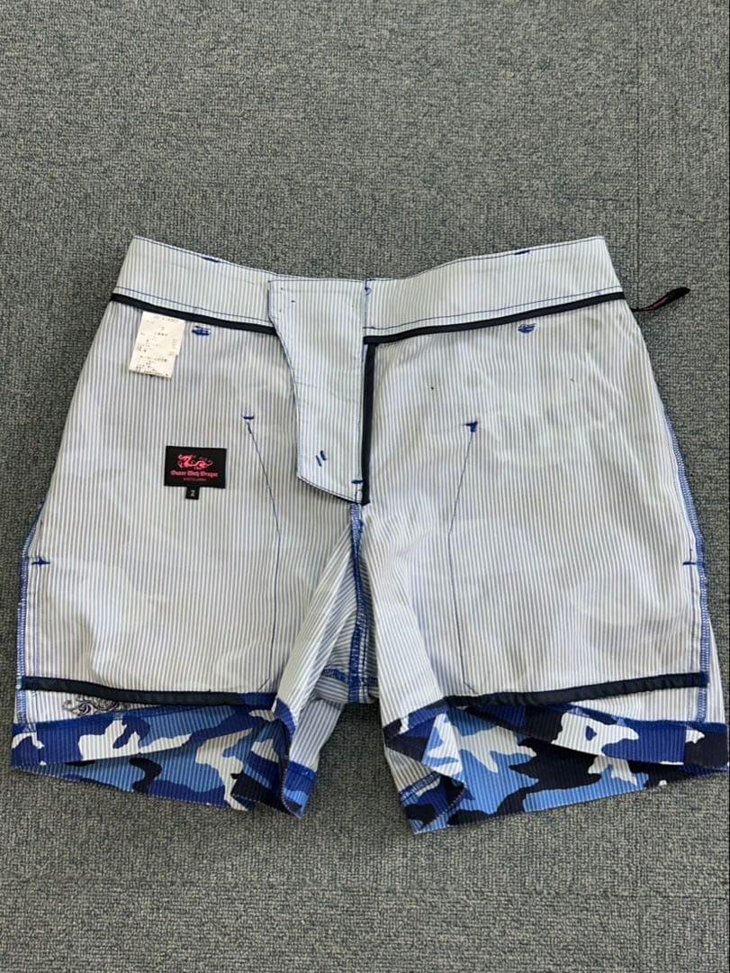 ダンスウィズドラゴン　レーディス　ウエア　スカートパンツ　ブルー迷彩柄　セットM