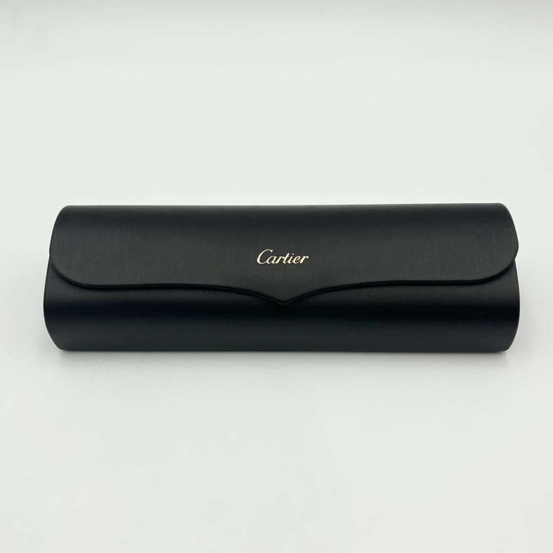 Cartier　カルティエ　メガネケース　サングラスケース　眼鏡入れ　黒　外箱