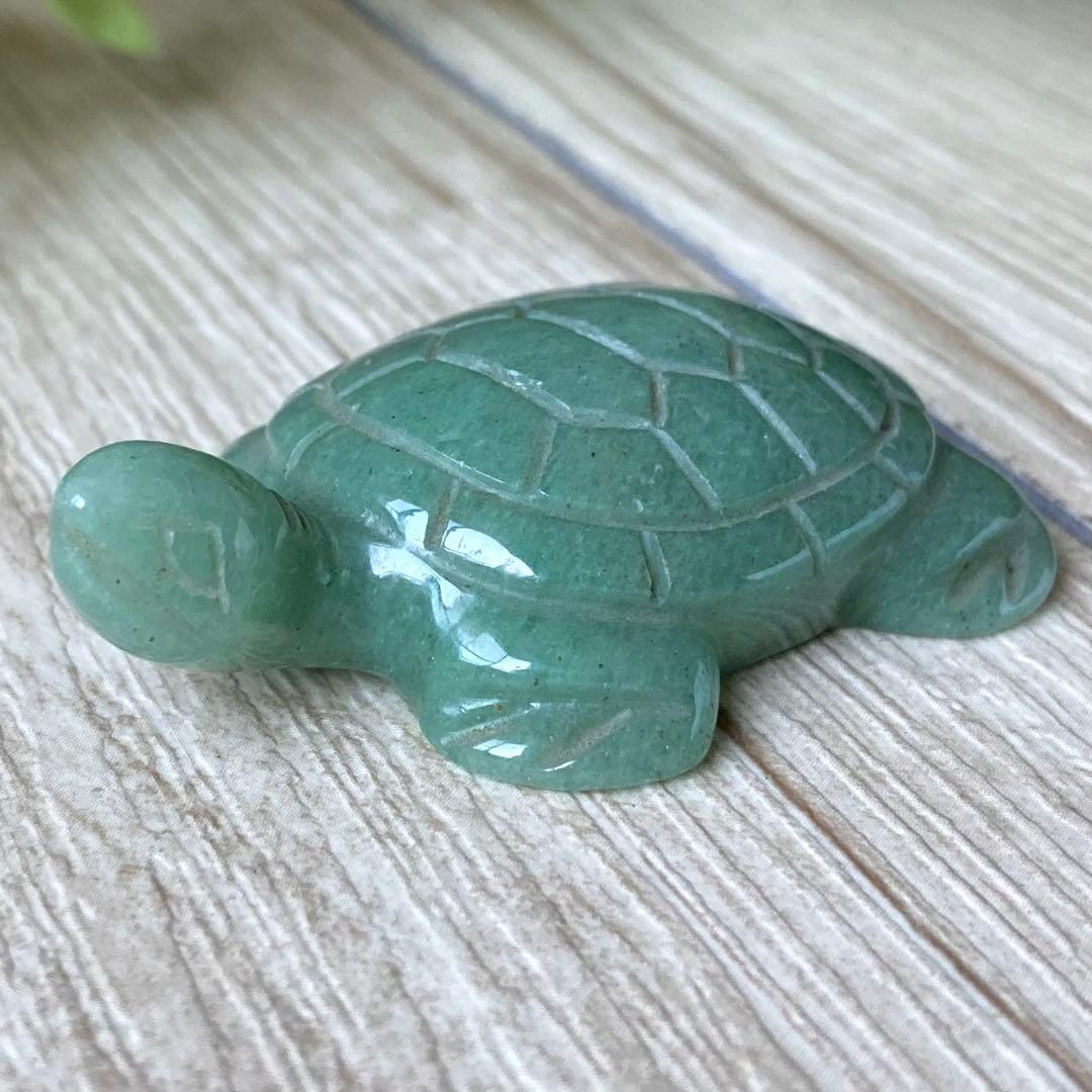 癒しの石で健康促進・亀/アベンチュリン/パワーストーン/天然石