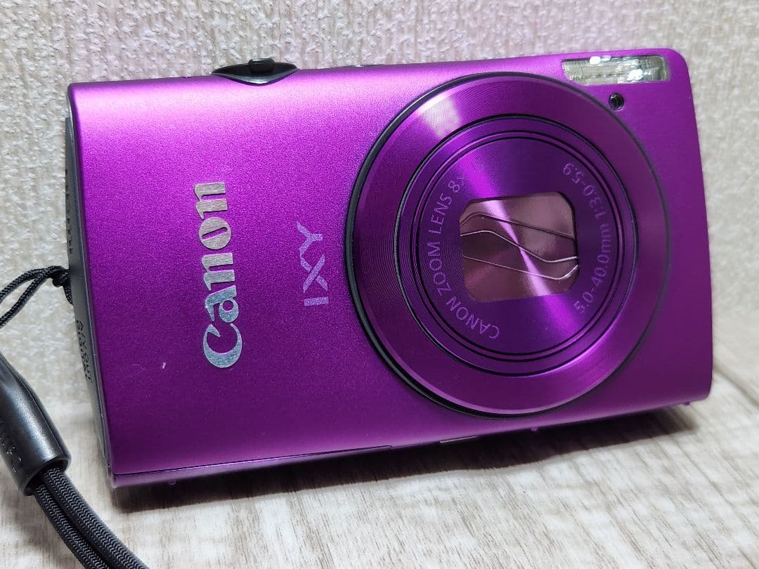 液晶不良 Canon IXY 600F パープル デジタルカメラ デジカメ
