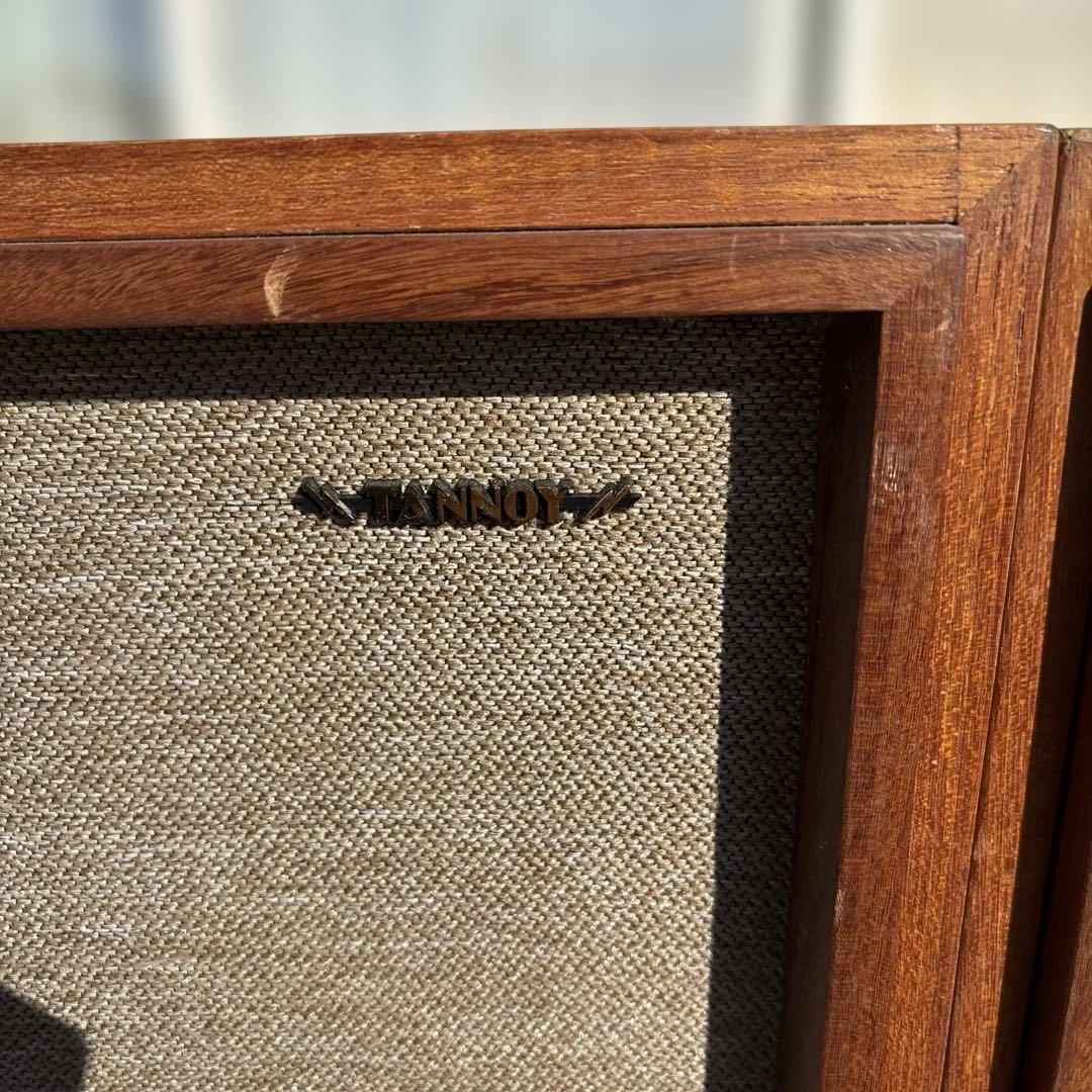 Tannoy スピーカー ウッド仕上げ ベージュ