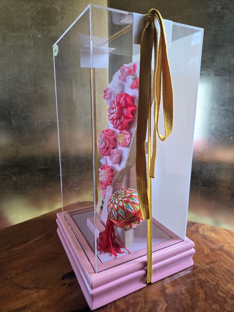 【展示品限り】正月飾り　羽子板　ケース飾り　※閉店セール　H11