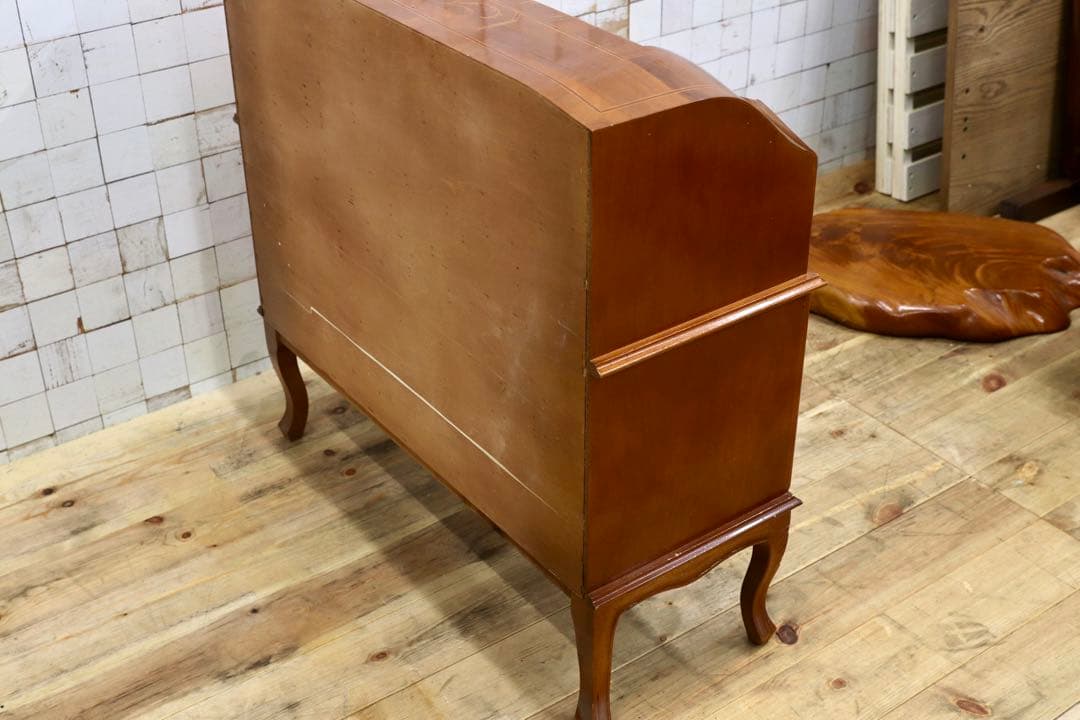 GMIK508○イタリア製 ライティングビューロー デスク クラシック 象嵌