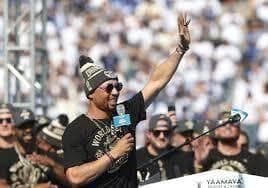 ドジャース 2025年 ワールドチャンピオン記念 ニット帽 パレード着用モデル