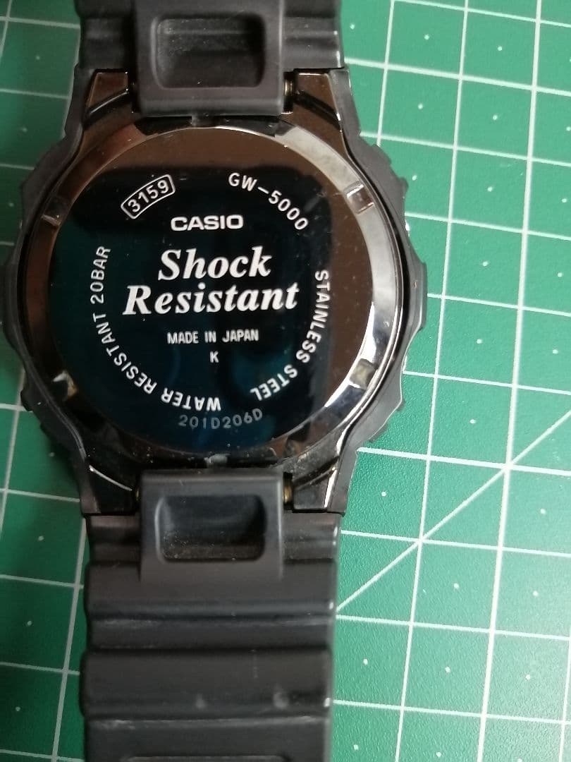 カシオ　G-shock GW-5000 洗浄済み