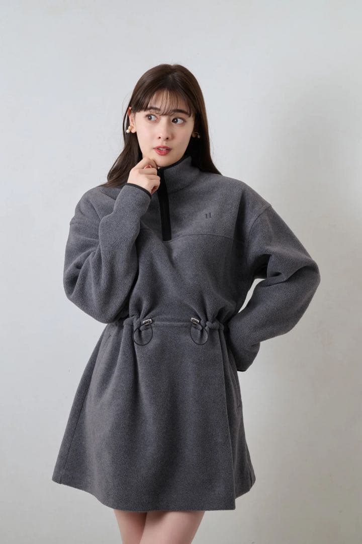 ワンピース Herlipto Flight Mode Fleece Mini Dress M
