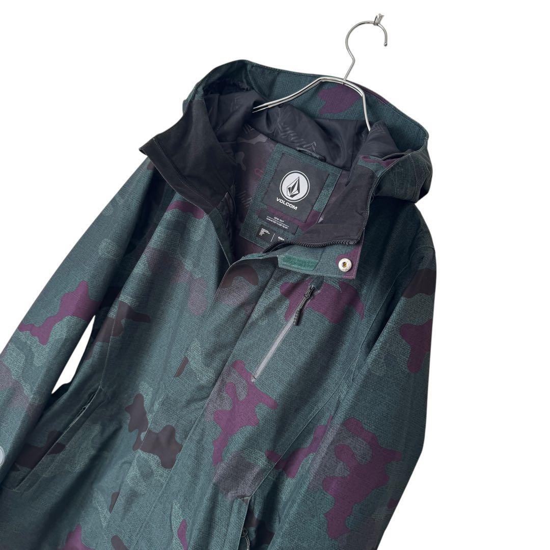 VOLCOM レディース GORE-TEX ジャケット M カモ柄