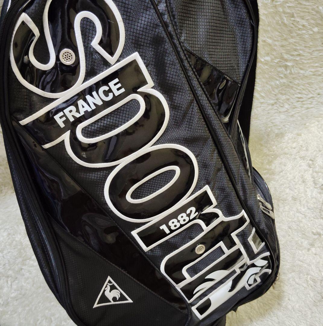 【良品】ルコックスポルティフ キャディバッグ ゴルフバッグ カバー付 5分割