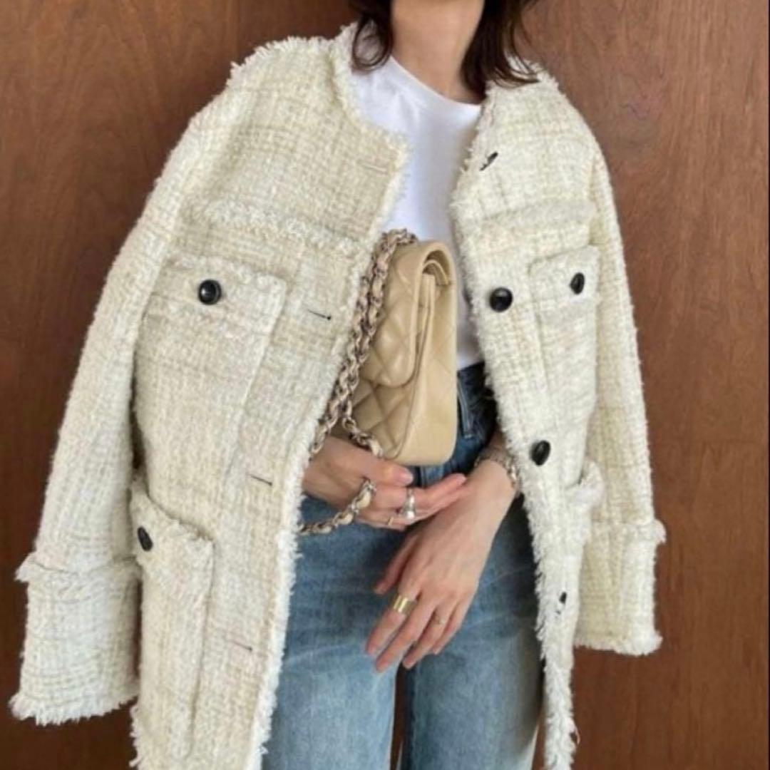 CLANE NOCOLOR TWEED JACKET ツイードジャケット